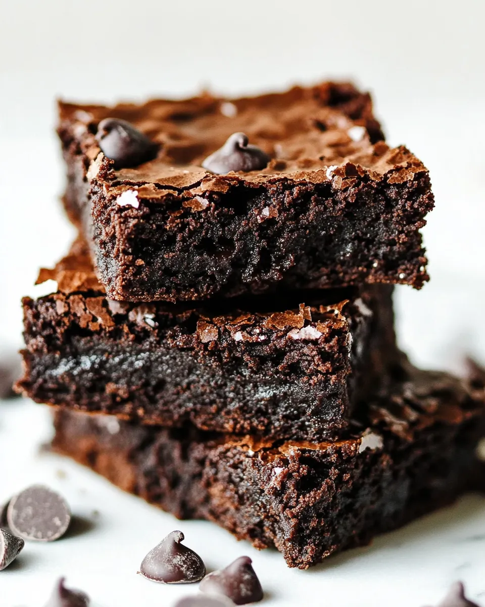 Classic Flourless Chocolate Brownies image