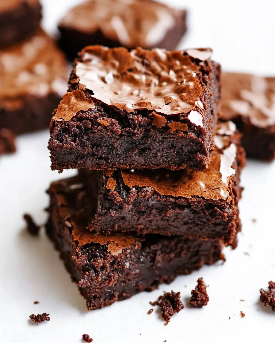 Easy Flourless Chocolate Brownies recipe photo
