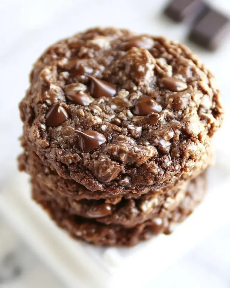 Homemade Flourless Chocolate Cookies photo
