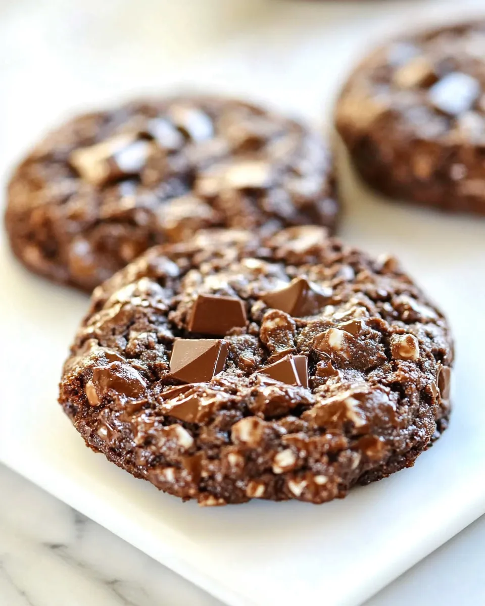 Easy Flourless Chocolate Cookies recipe photo