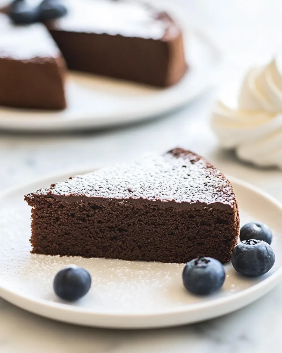 Homemade Flourless Keto Chocolate Cake photo