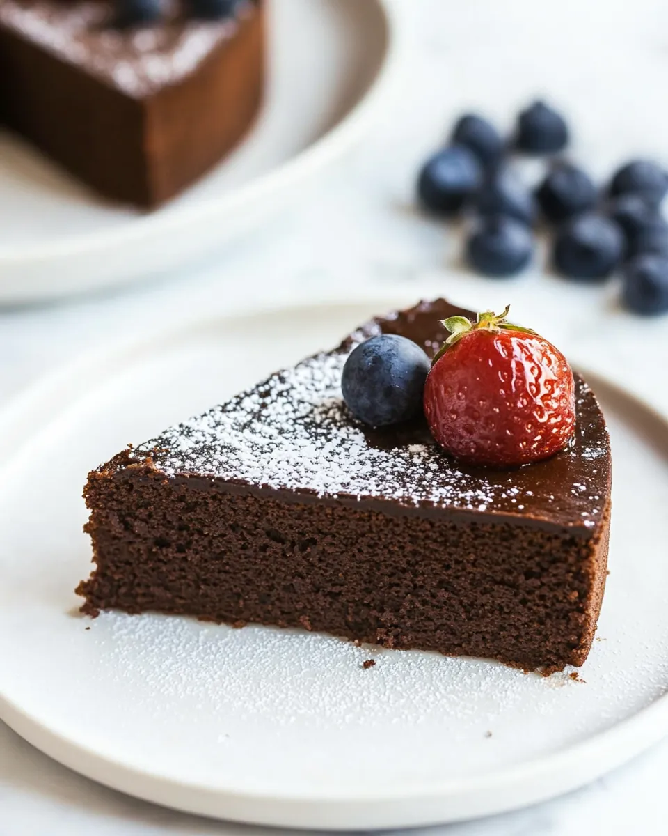 Easy Flourless Keto Chocolate Cake recipe photo