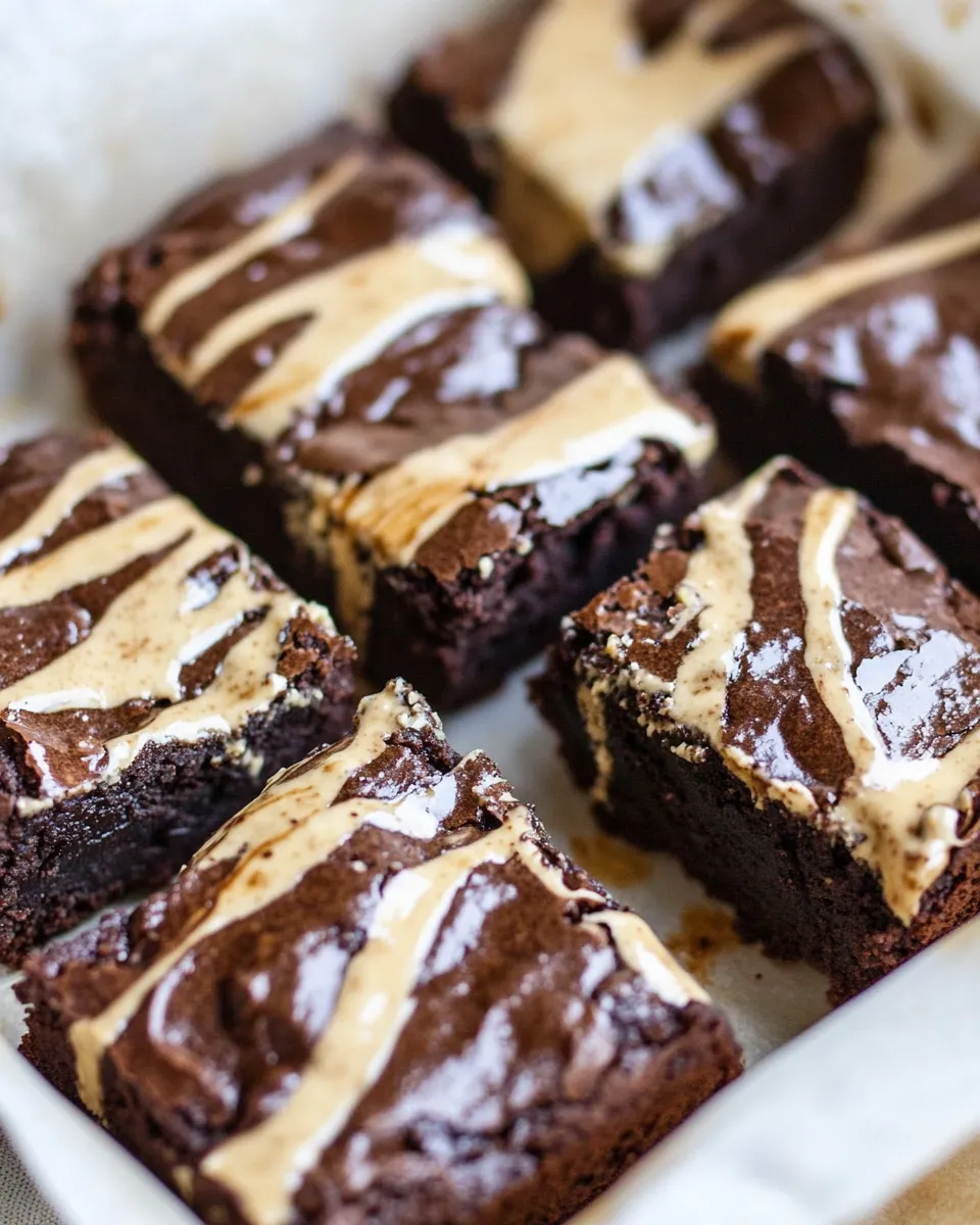 Homemade Flourless Tahini Banana Brownies photo