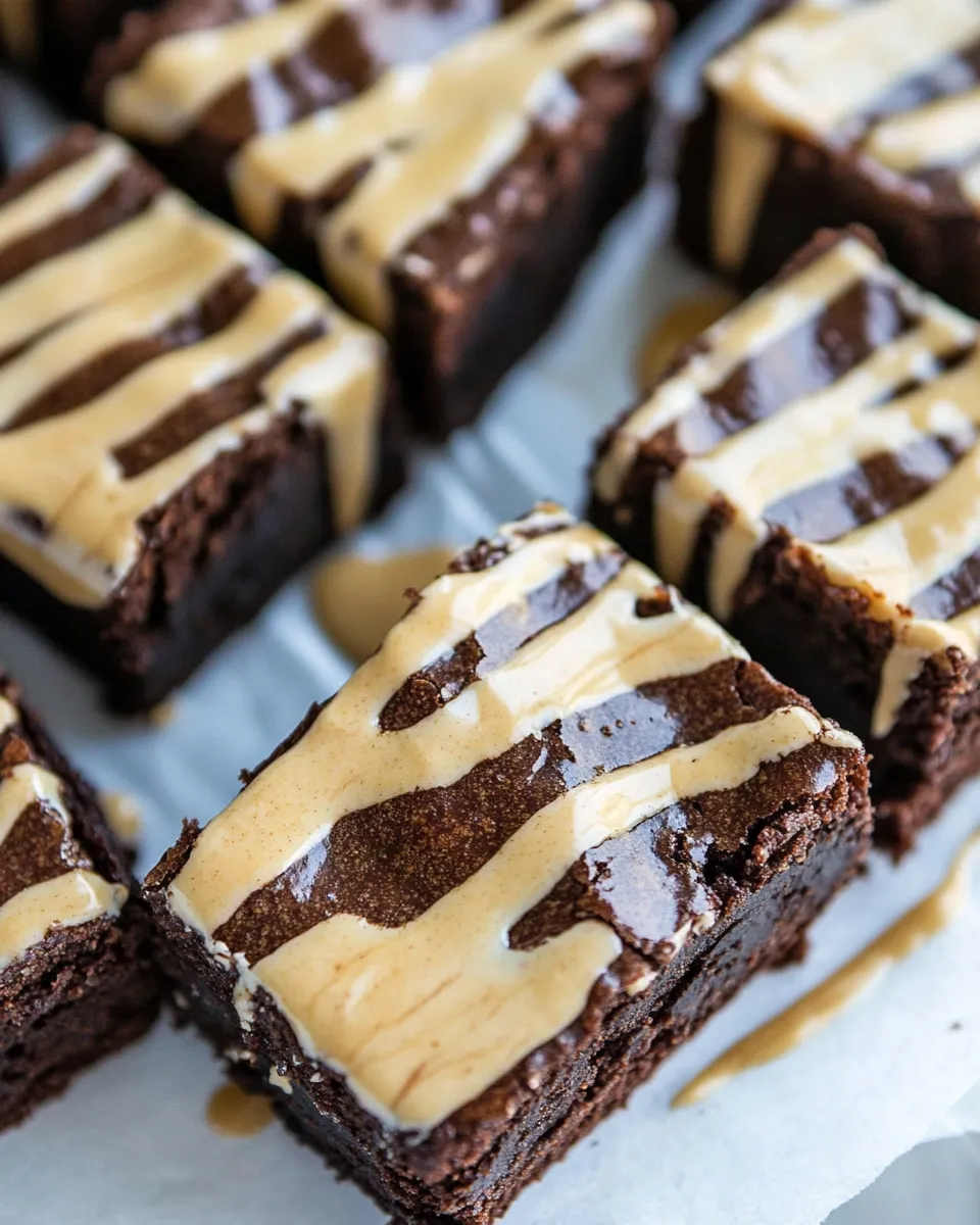 Delicious Flourless Tahini Banana Brownies image