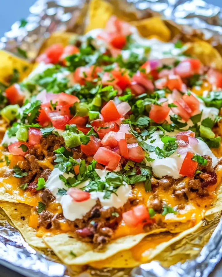 Easy Foil-Pack Baked Nachos Recipe photo