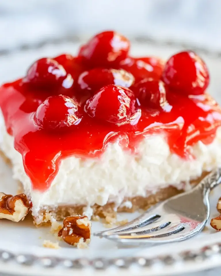 Homemade Frans No-Bake Cherry & Walnut Cheesecake photo