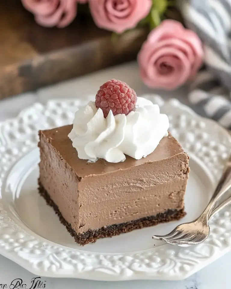 Homemade French Silk Pie Brownies photo
