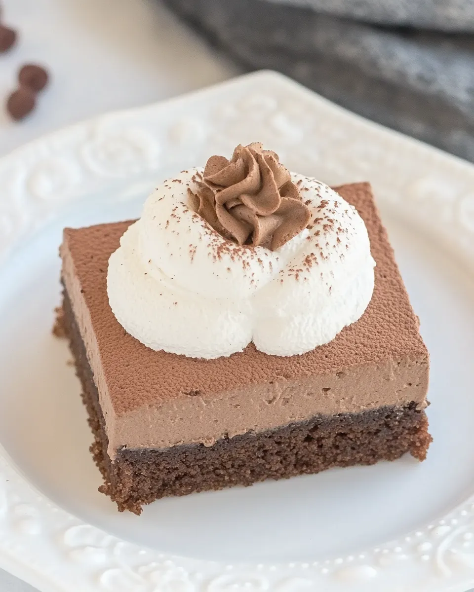 Classic French Silk Pie Brownies image