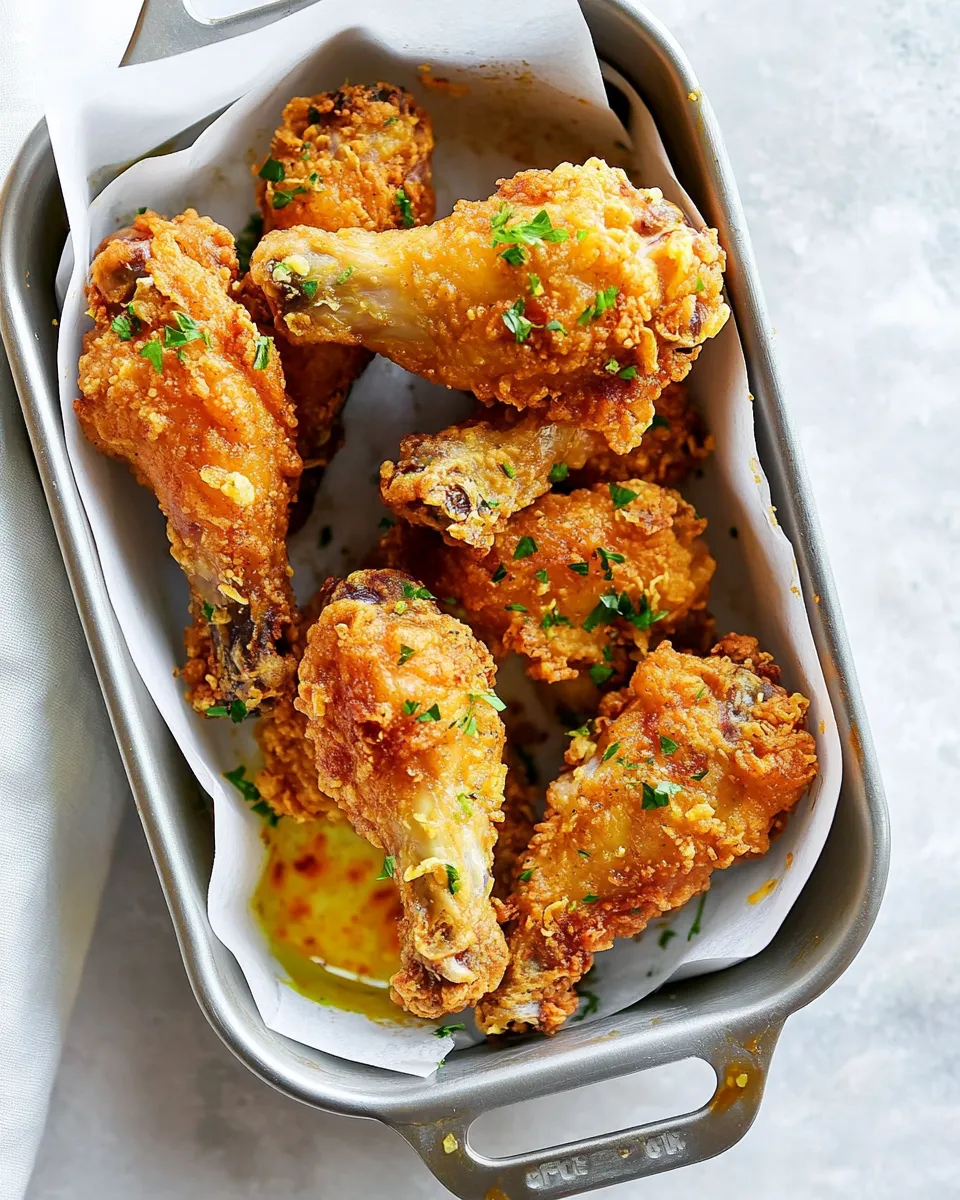 Classic Fried Chicken Wings Recipe image