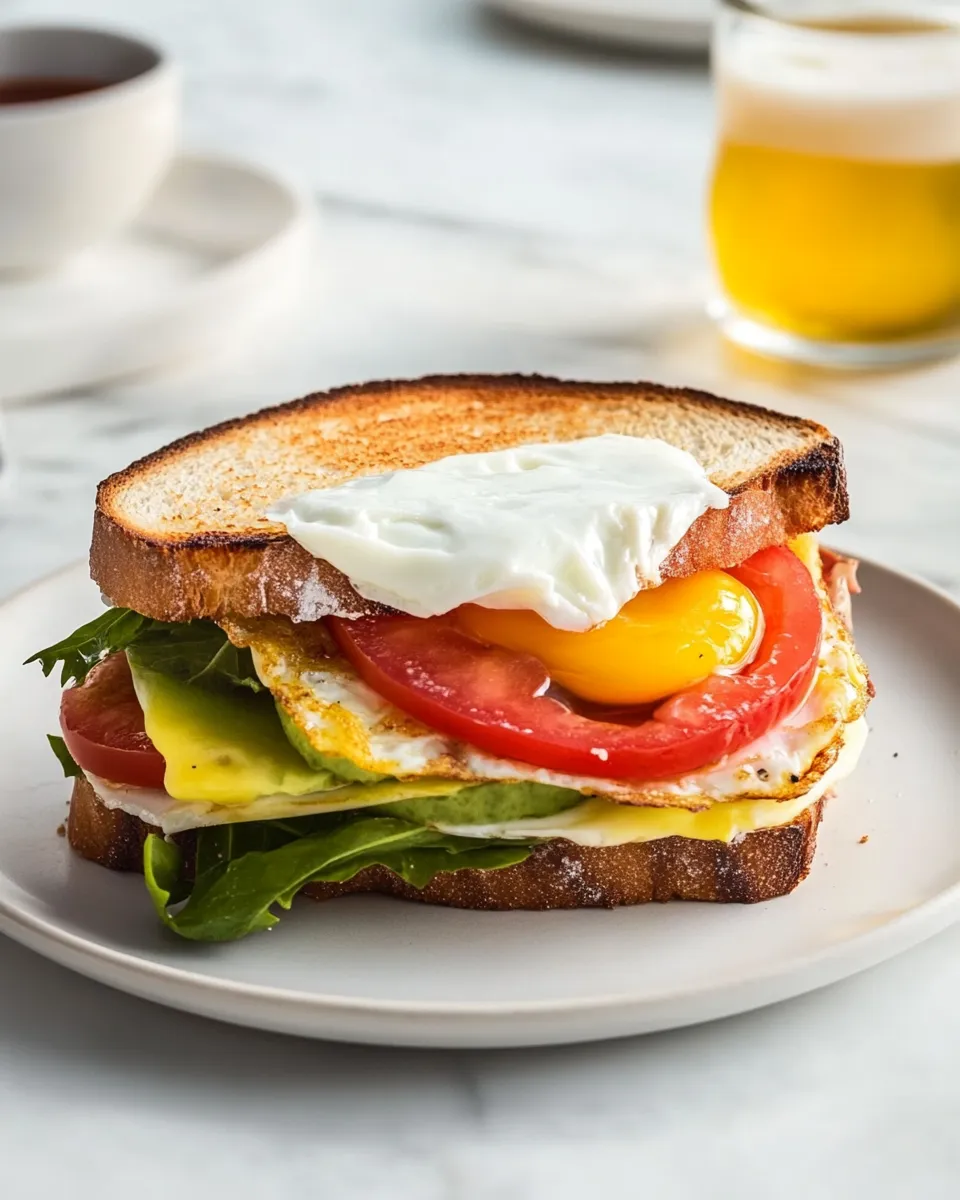 Easy Fried Egg Sandwich recipe photo