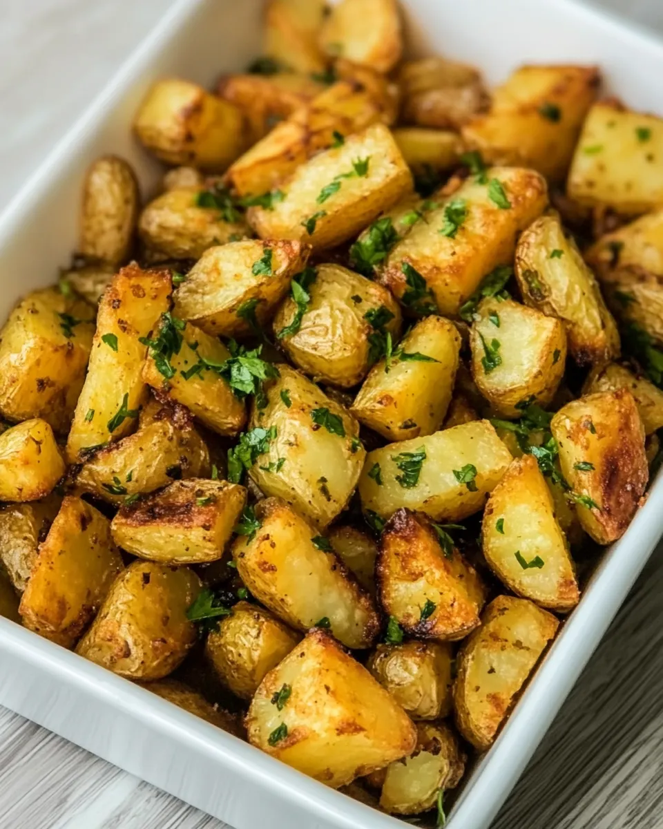 Delicious Fried Potatoes shot
