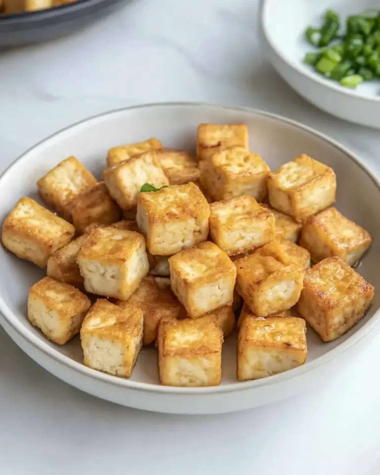 Homemade Fried Tofu photo