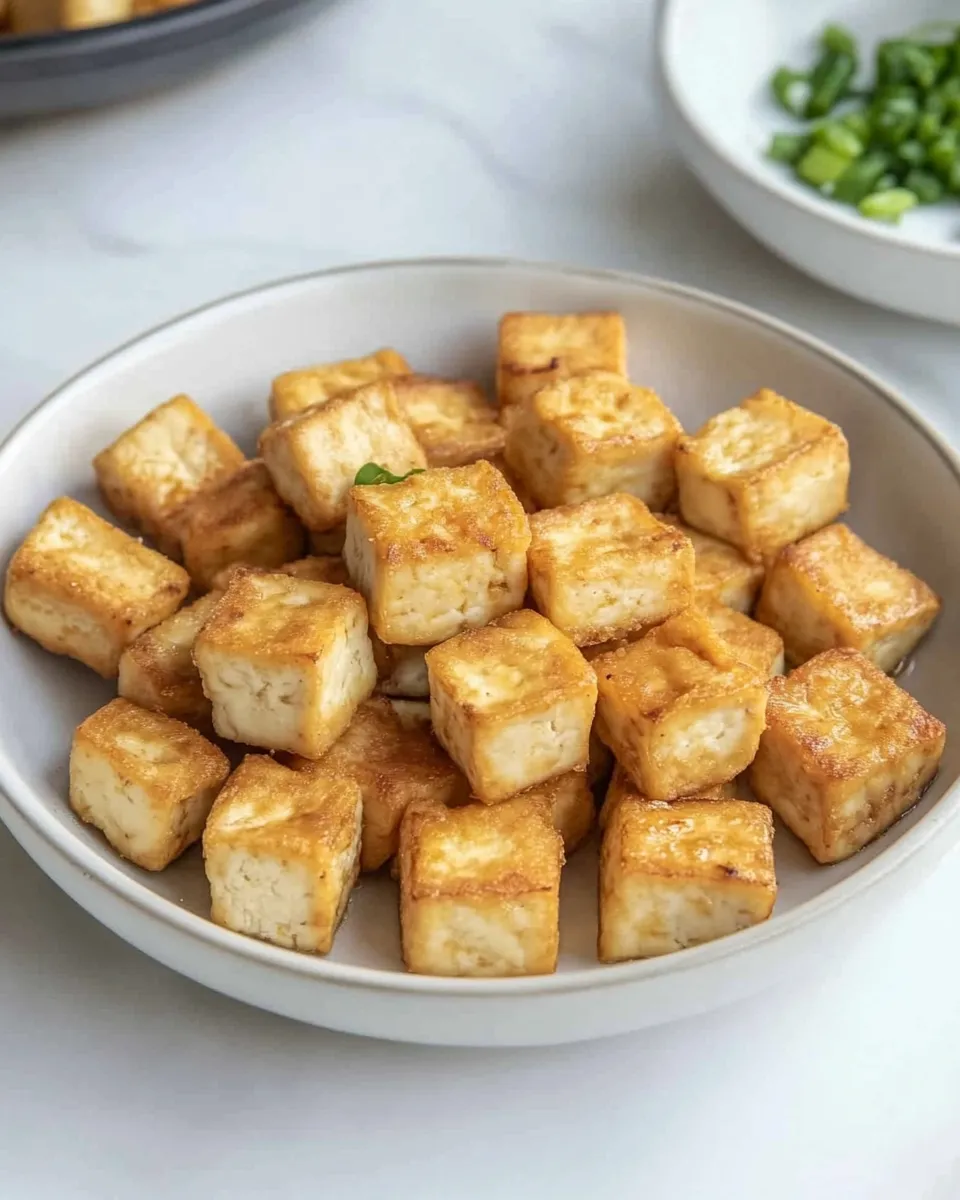 Homemade Fried Tofu photo
