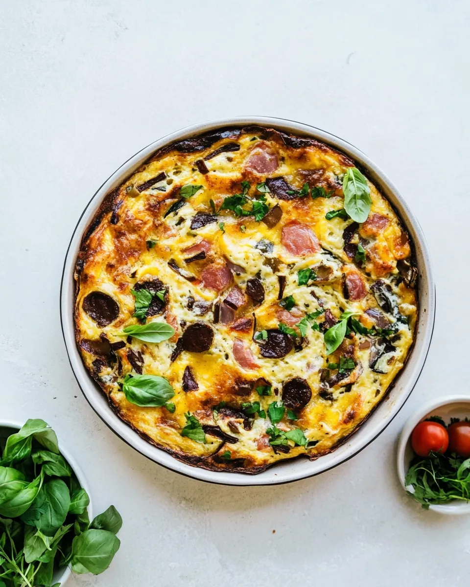 Easy Frittata food shot