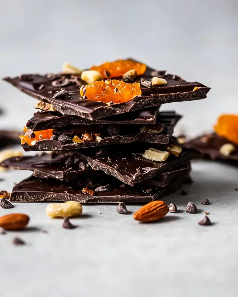 Homemade Fruit and Nut Chocolate Bark photo