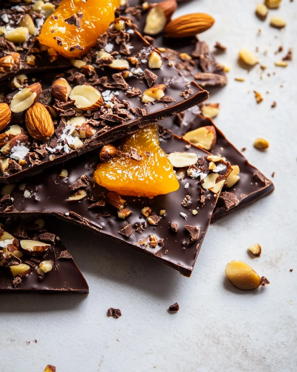Delicious Fruit and Nut Chocolate Bark image
