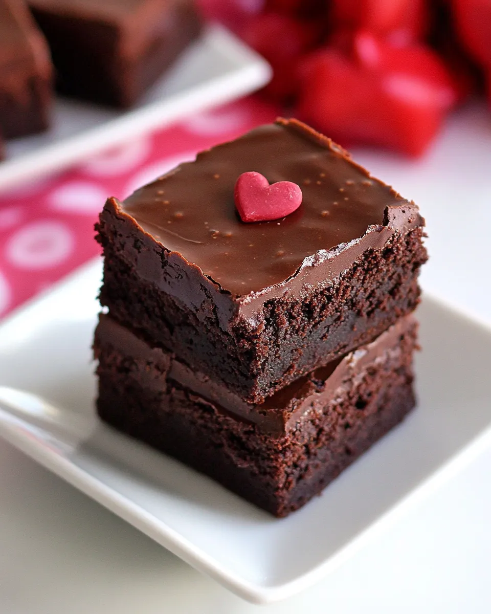 Classic Fudge Brownies with Chocolate Ganache image