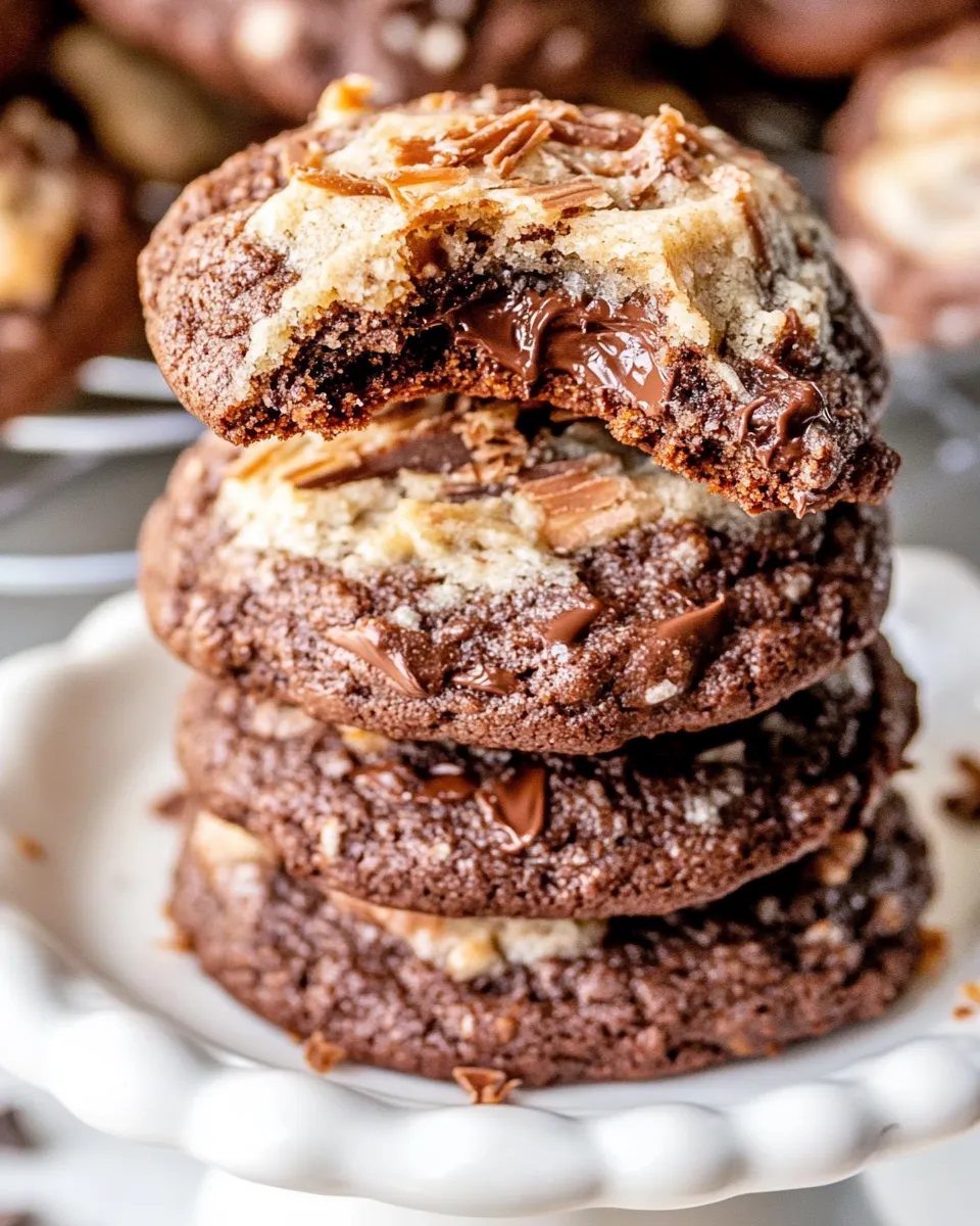 Homemade Fudgy German Chocolate Cookies photo