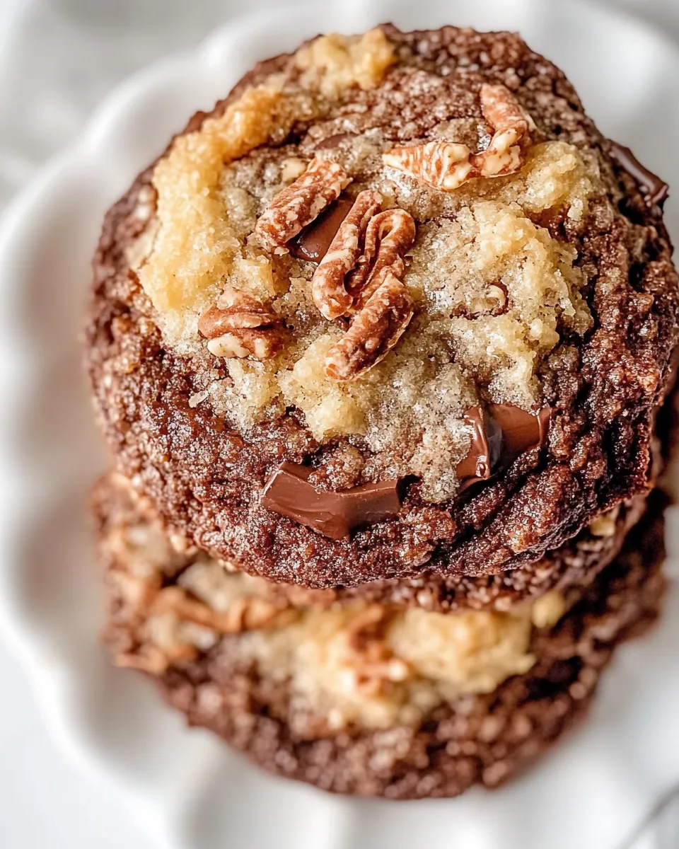 Classic Fudgy German Chocolate Cookies image