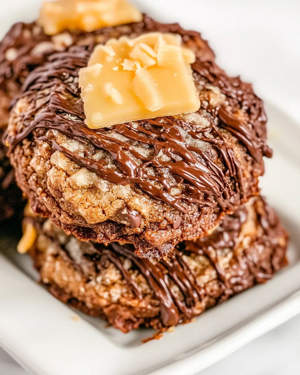 Easy Fudgy German Chocolate Cookies recipe photo
