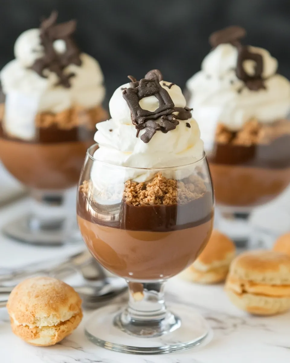 Easy Fudgy Tombstone Parfaits recipe photo