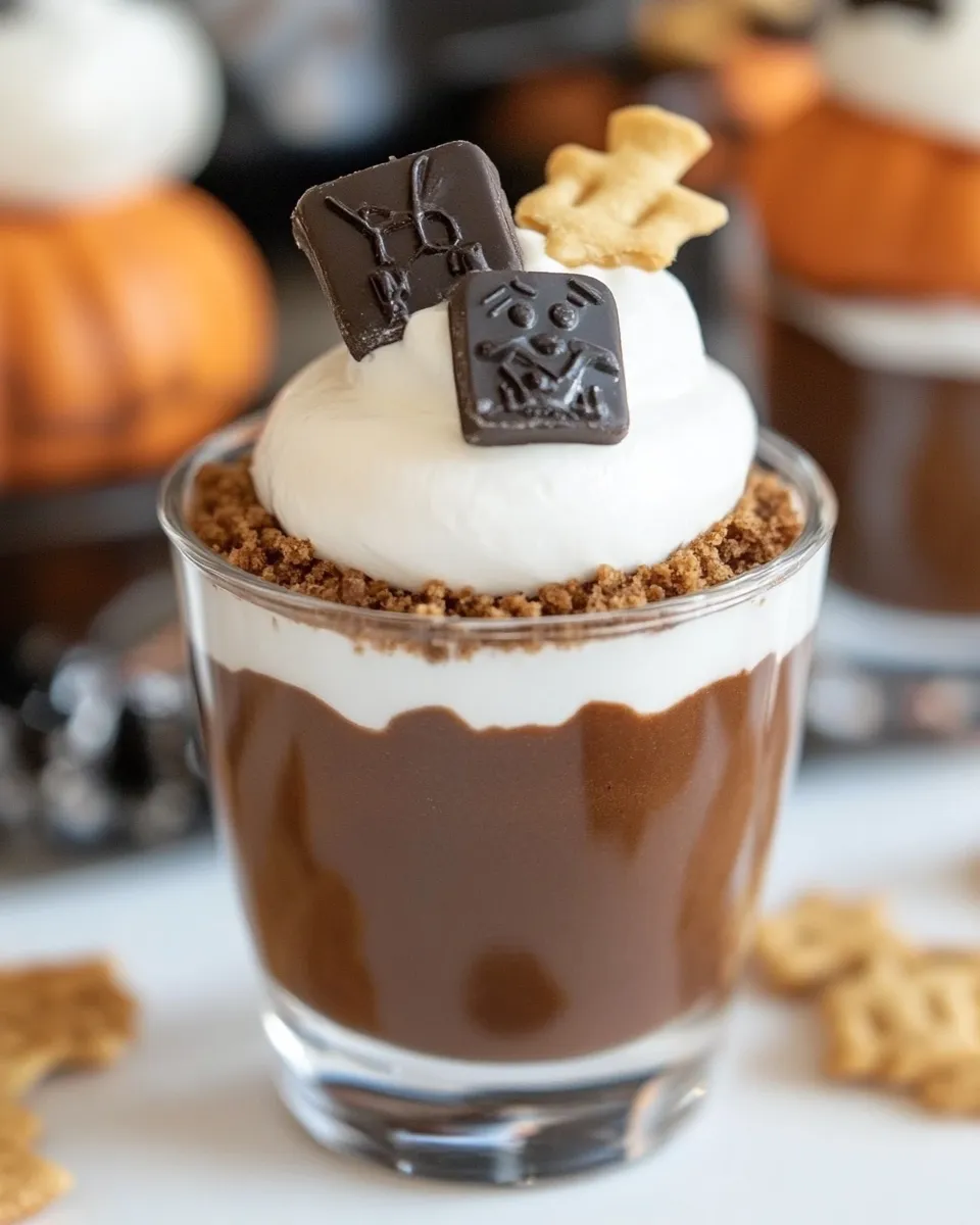 Homemade Fudgy Tombstone Parfaits image