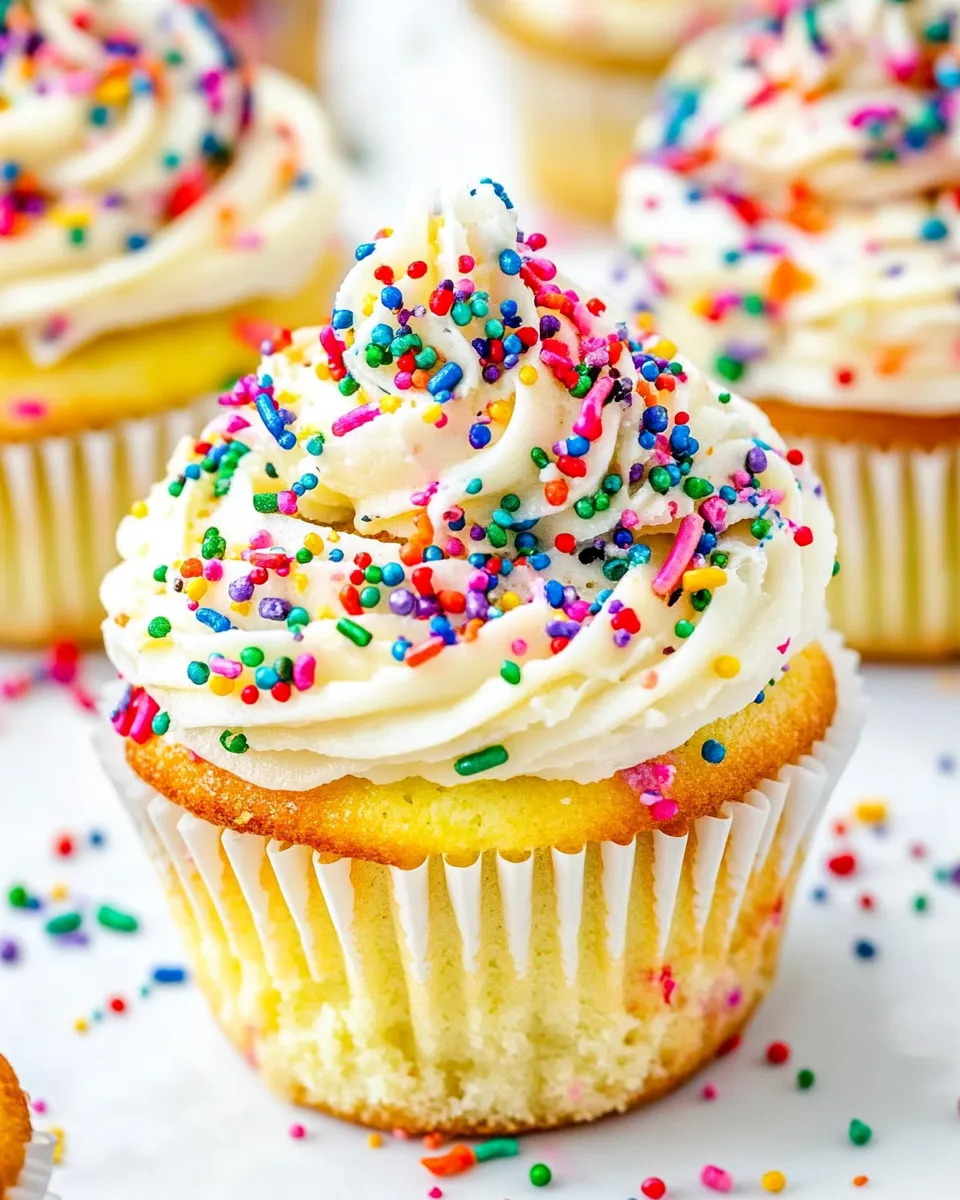 Delicious Funfetti Cupcakes Recipe image
