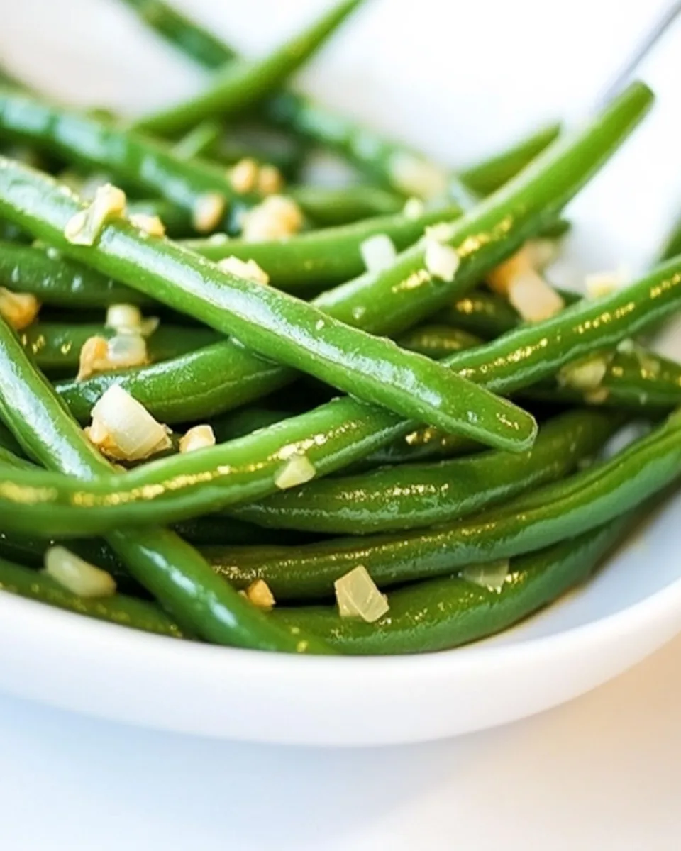 Classic Garlic Green Beans image