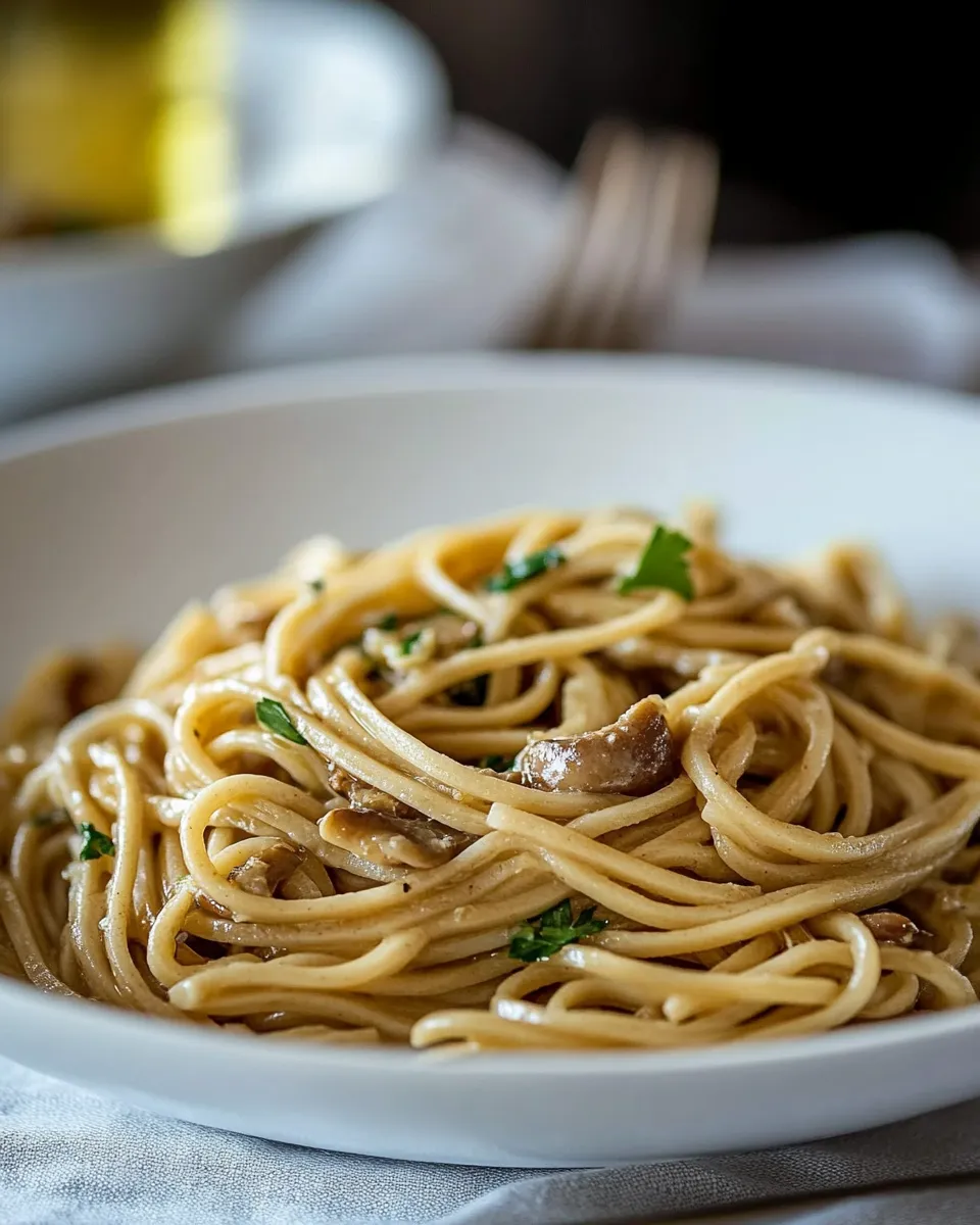Homemade Garlic Noodles with Miso Butter photo