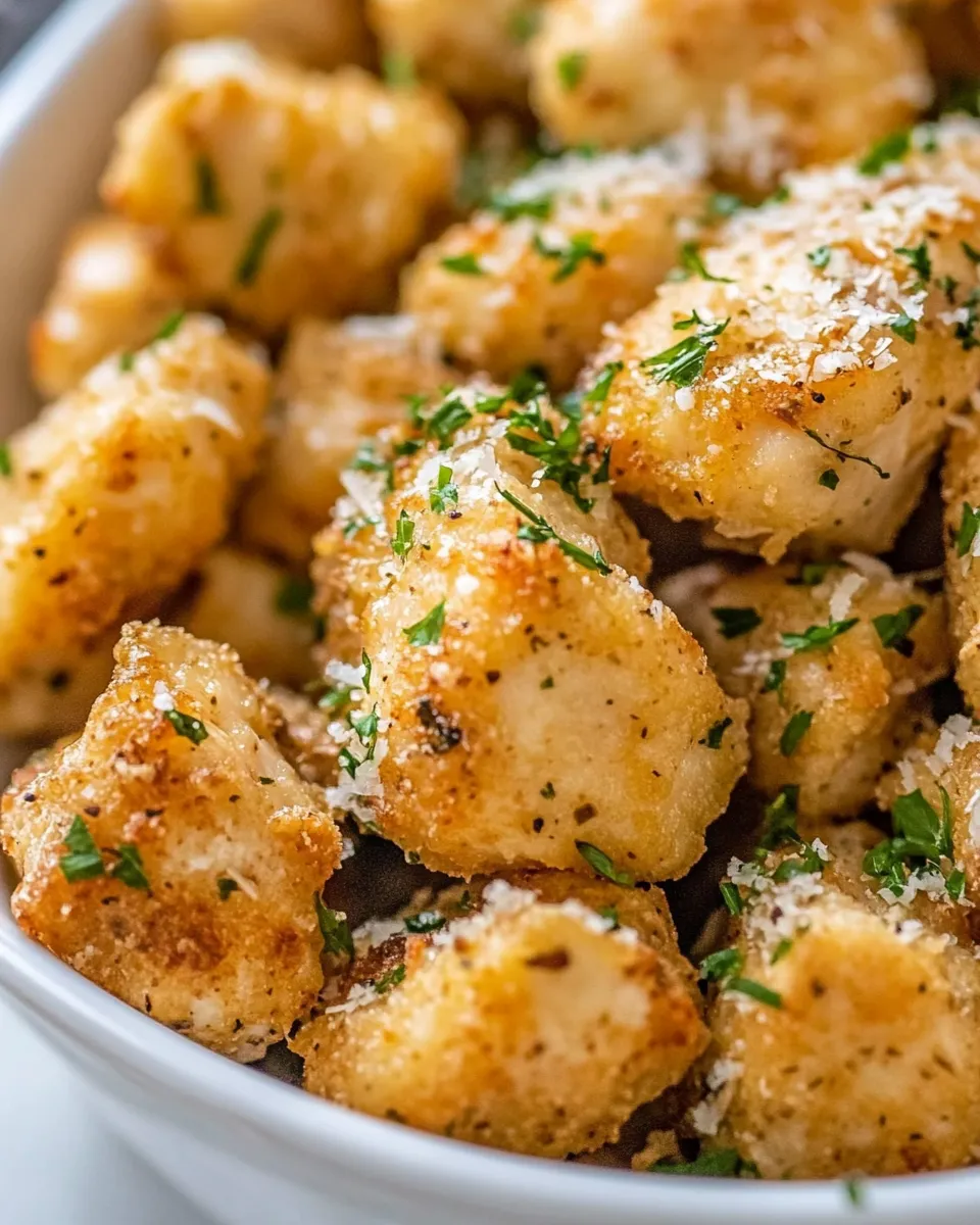 Homemade Garlic Parmesan Chicken Bites photo