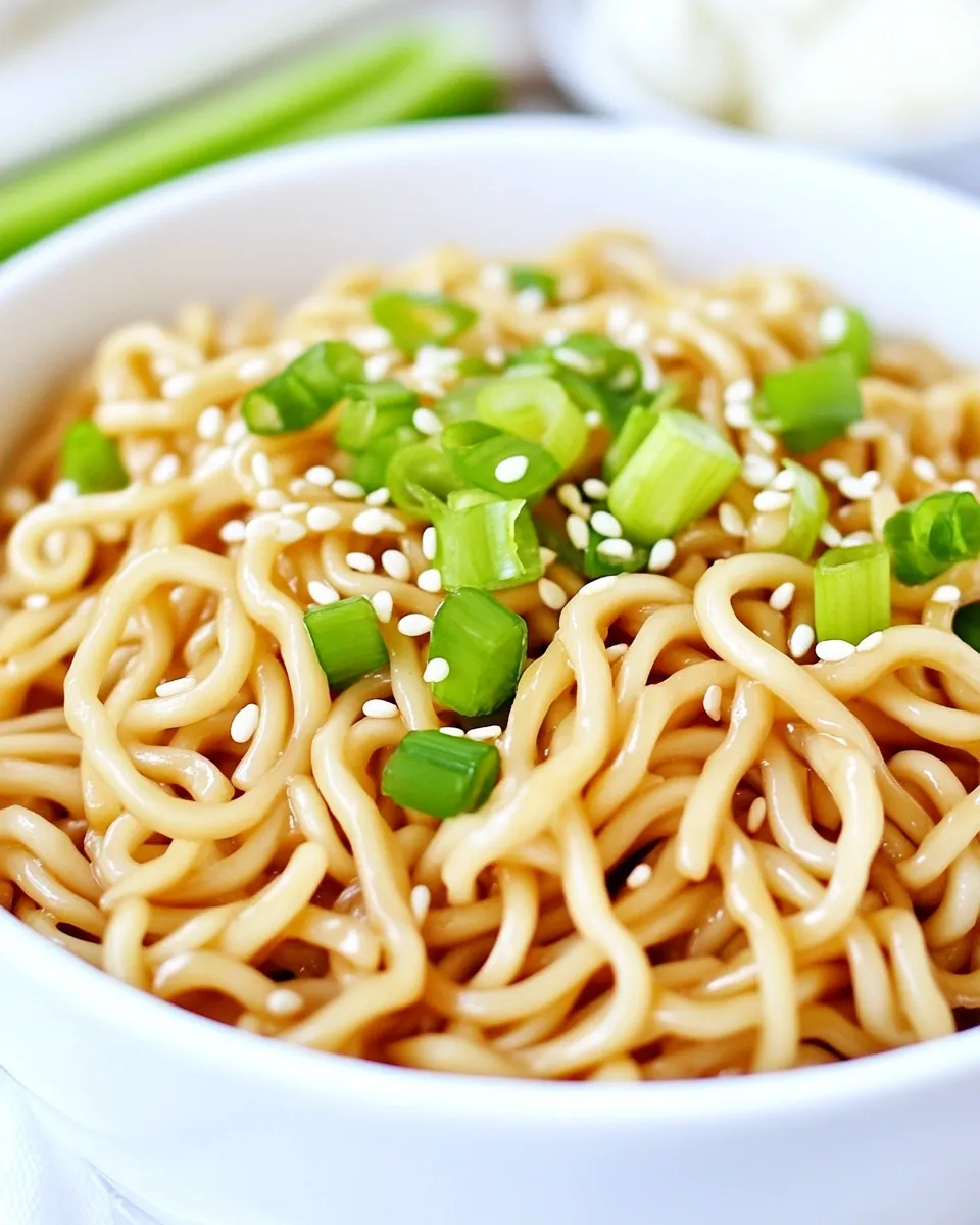 Delicious Garlic Sesame Noodles image