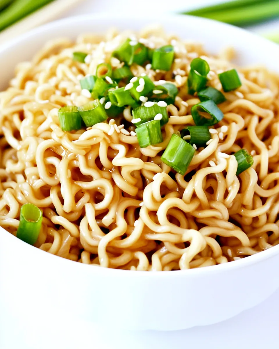 Easy Garlic Sesame Noodles recipe photo