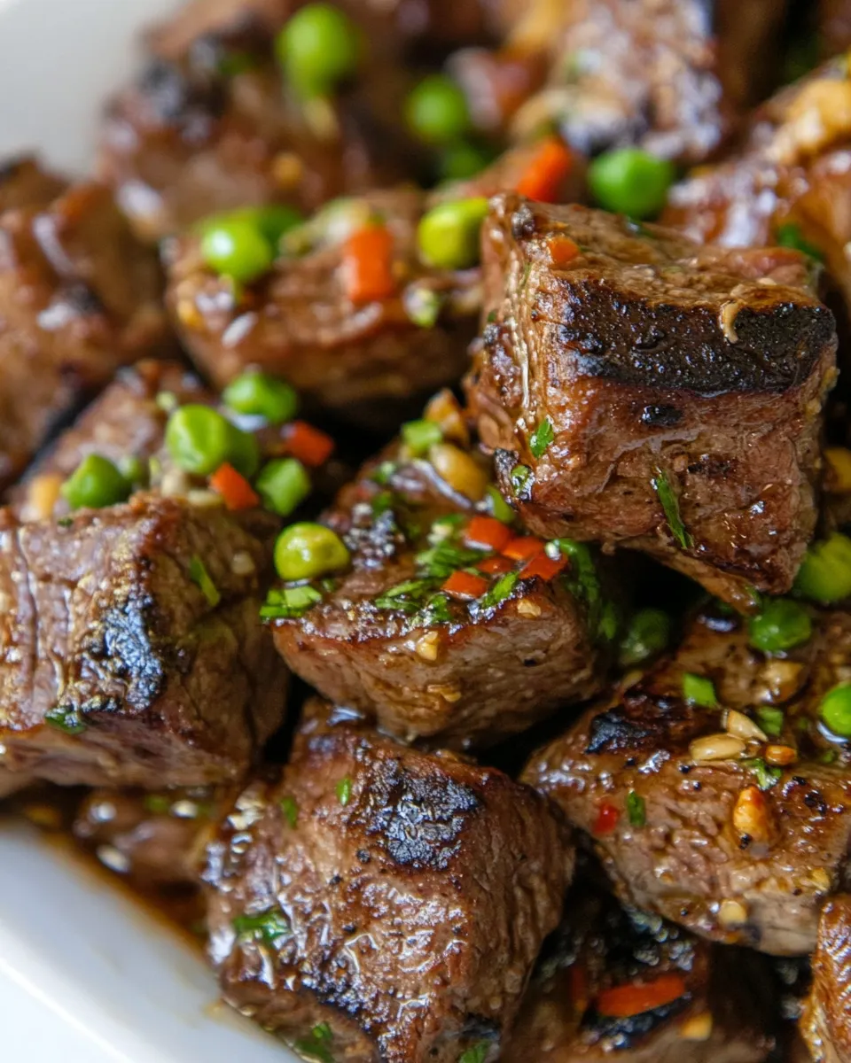 Easy Garlic Steak Bites photo