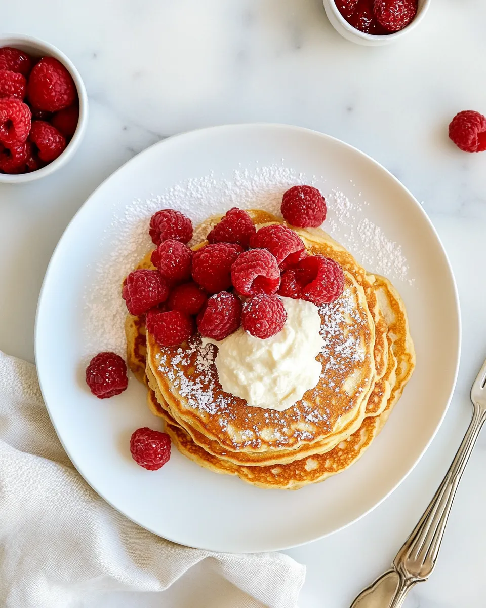 Quick Gluten Free Pancakes shot