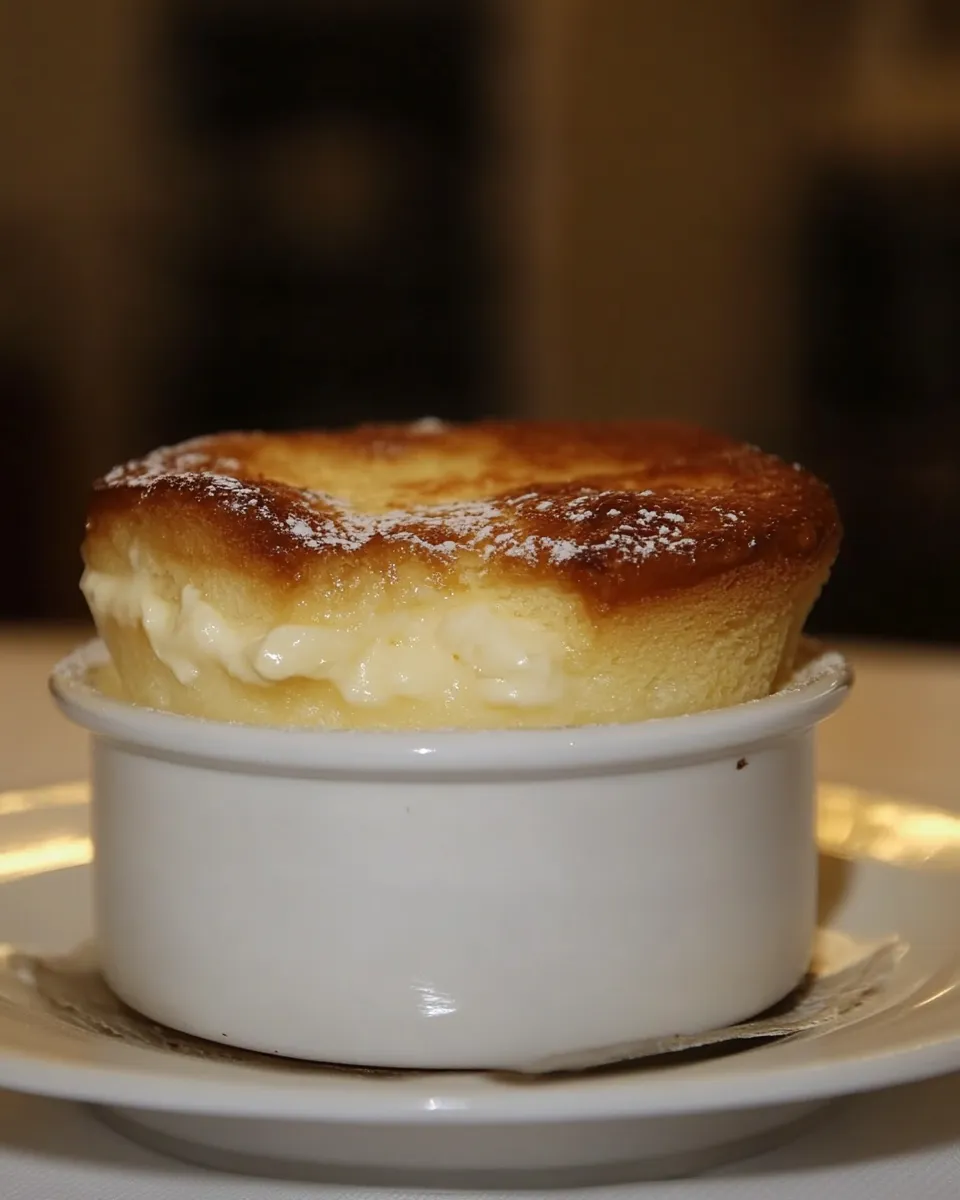 Classic Goat Cheese Souffle recipe food shot