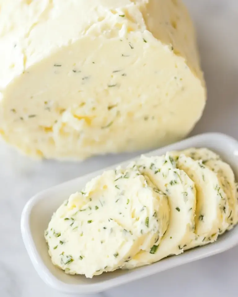 Homemade Goats Cheese and Chive Butter photo