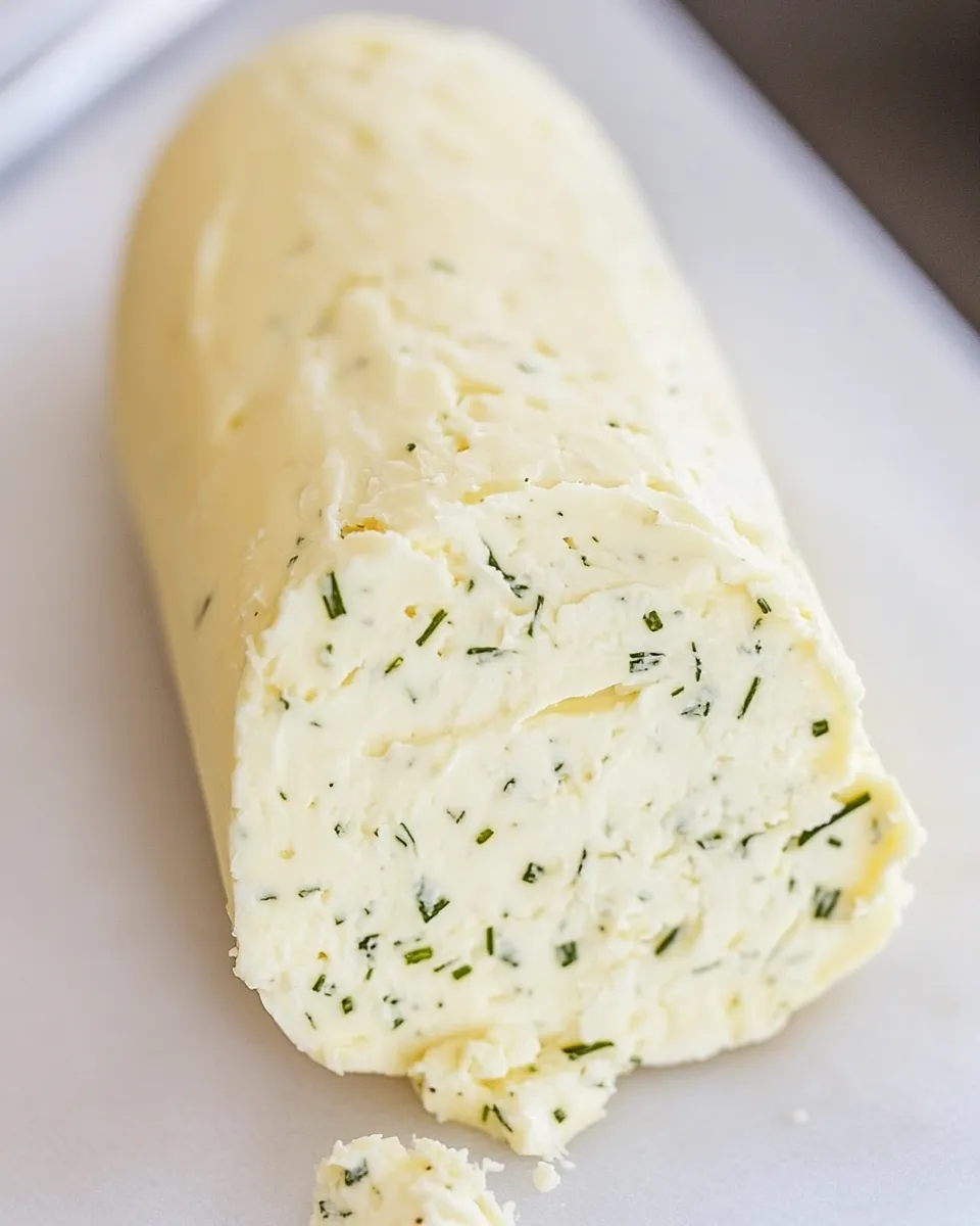 Easy Goats Cheese and Chive Butter recipe photo