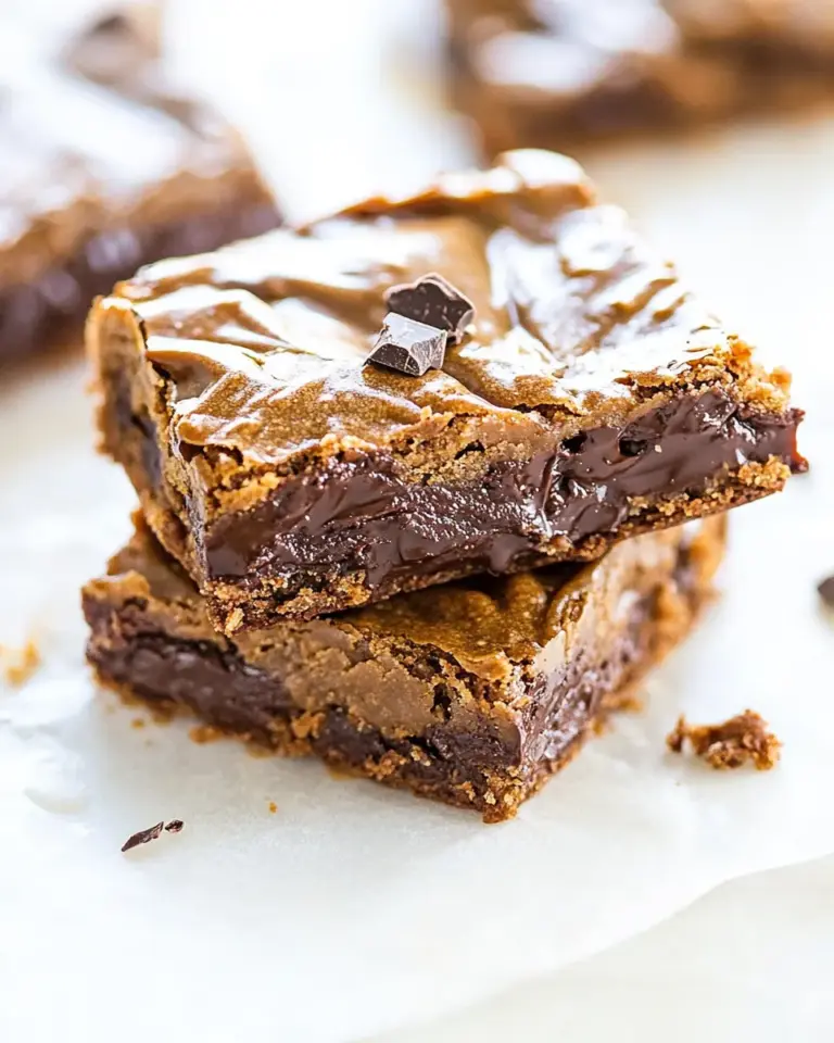 Homemade Gooey Chocolate Chunk Cookie Butter Bars photo