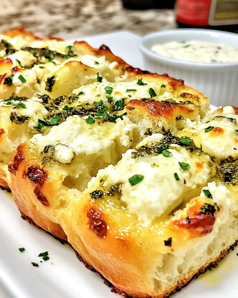 Savory Gorgonzola Garlic Bread (The BEST Garlic Bread) recipe photo