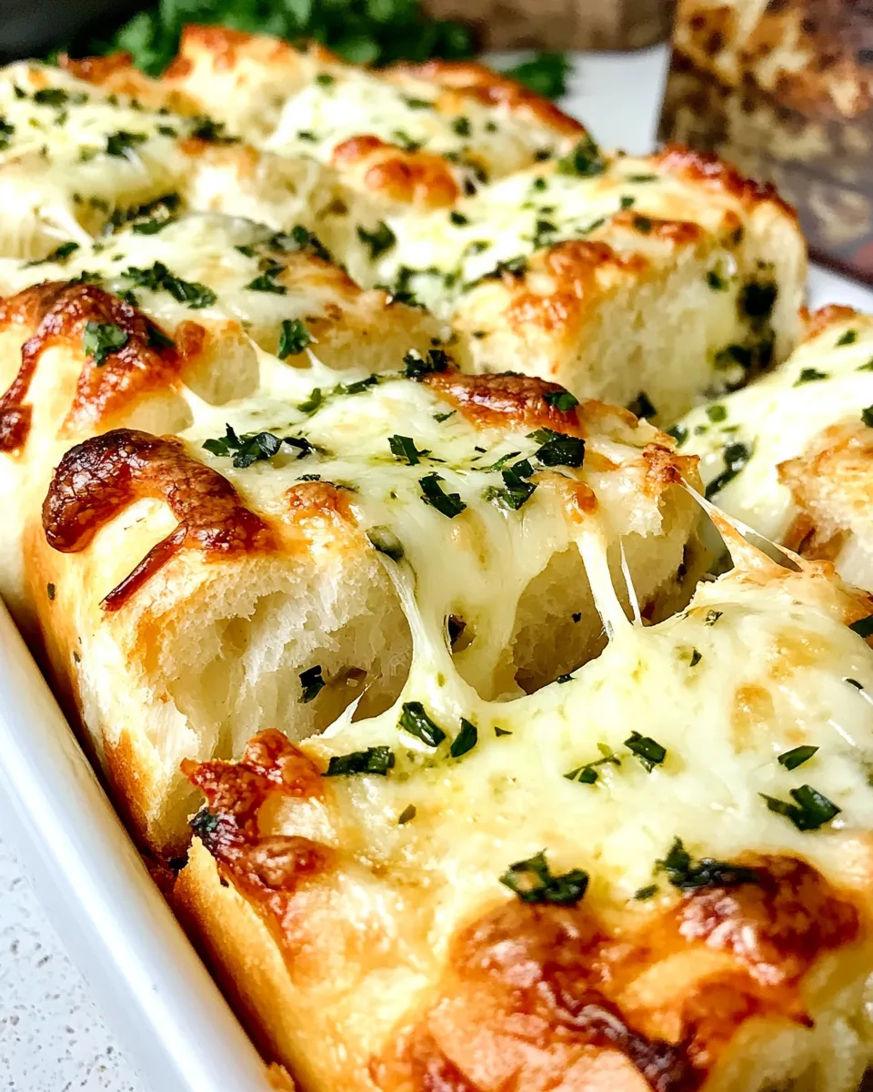 Easy Gorgonzola Garlic Bread (The BEST Garlic Bread) shot