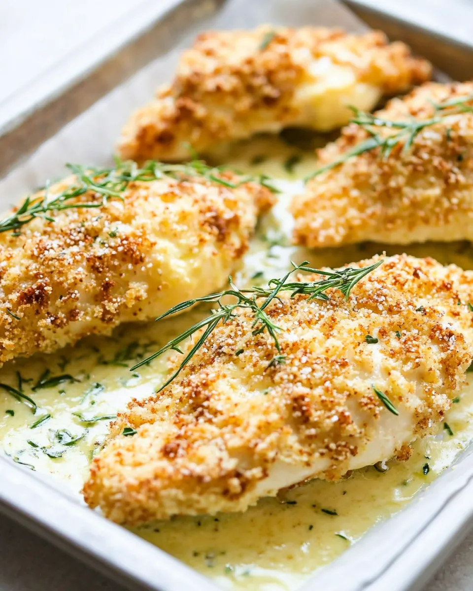 Delicious Grain-Free Pretzel Crusted Baked Chicken shot
