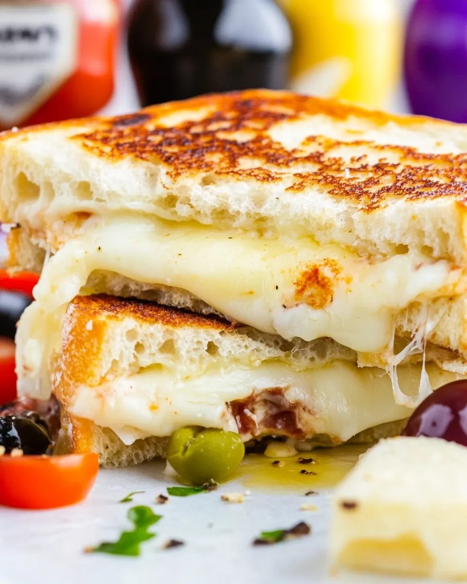 Homemade Greek Grilled Cheese photo
