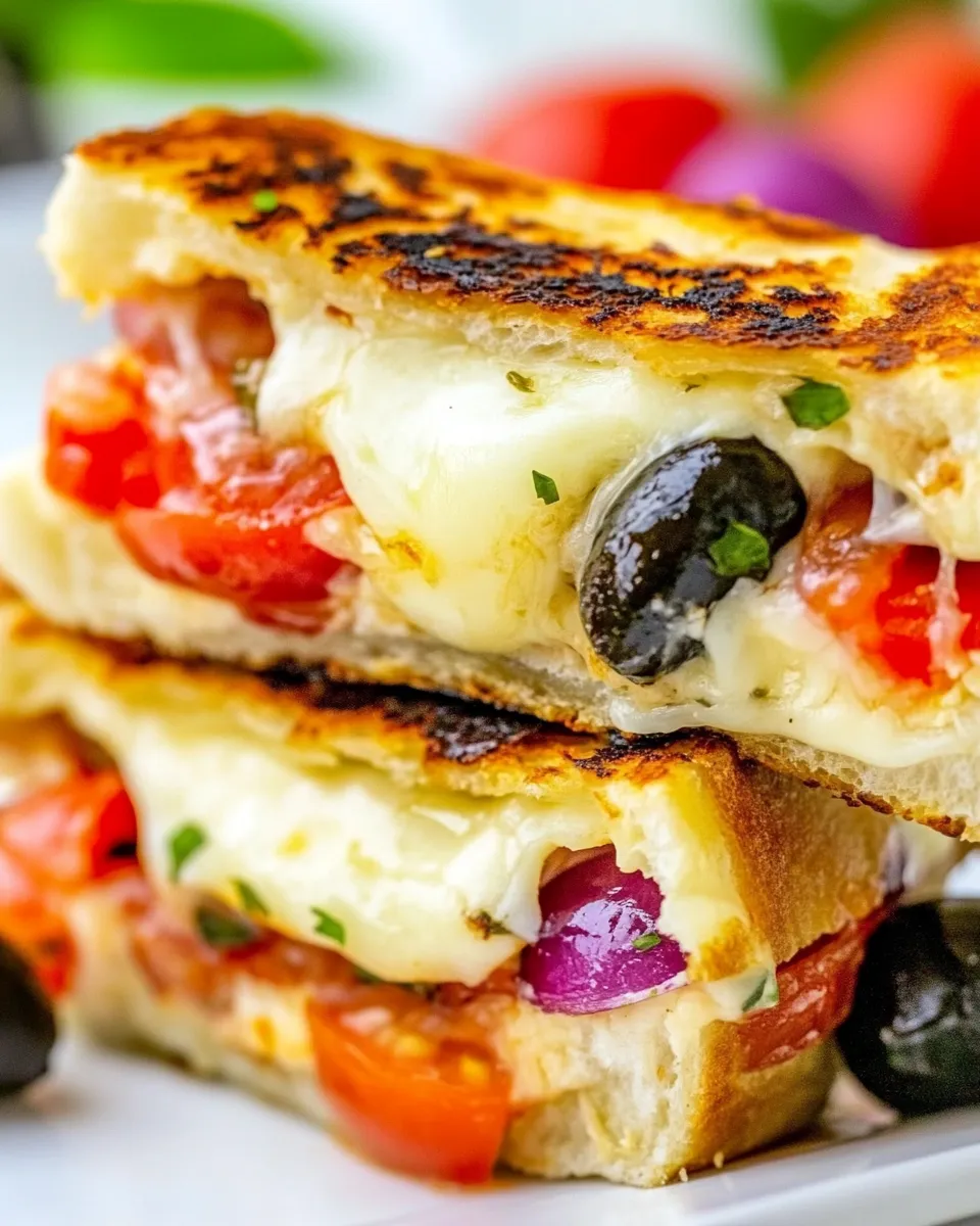 Easy Greek Grilled Cheese recipe photo