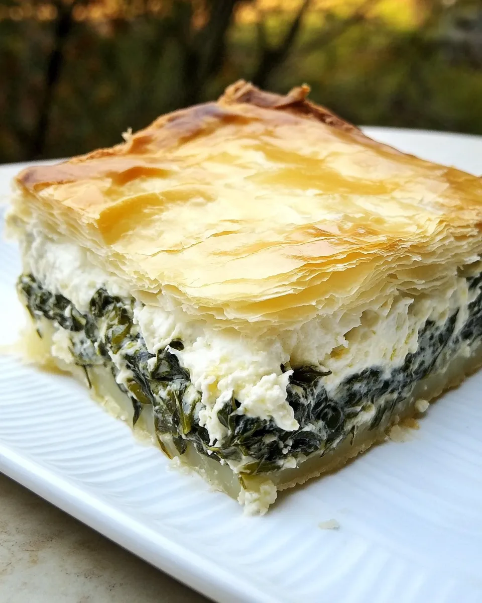 Homemade Greek Spinach Pie photo