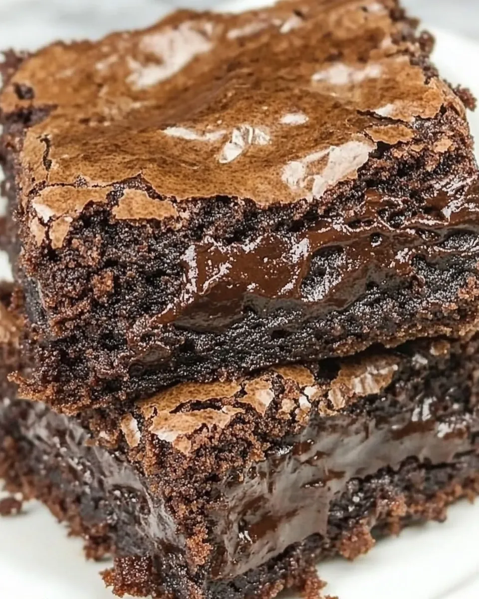 Healthy Greek Yogurt Brownies (100 calories!) recipe photo