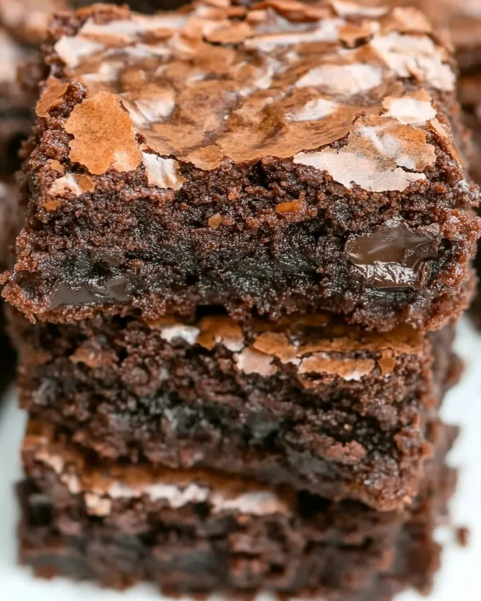 Quick Greek Yogurt Brownies (100 calories!) dish photo
