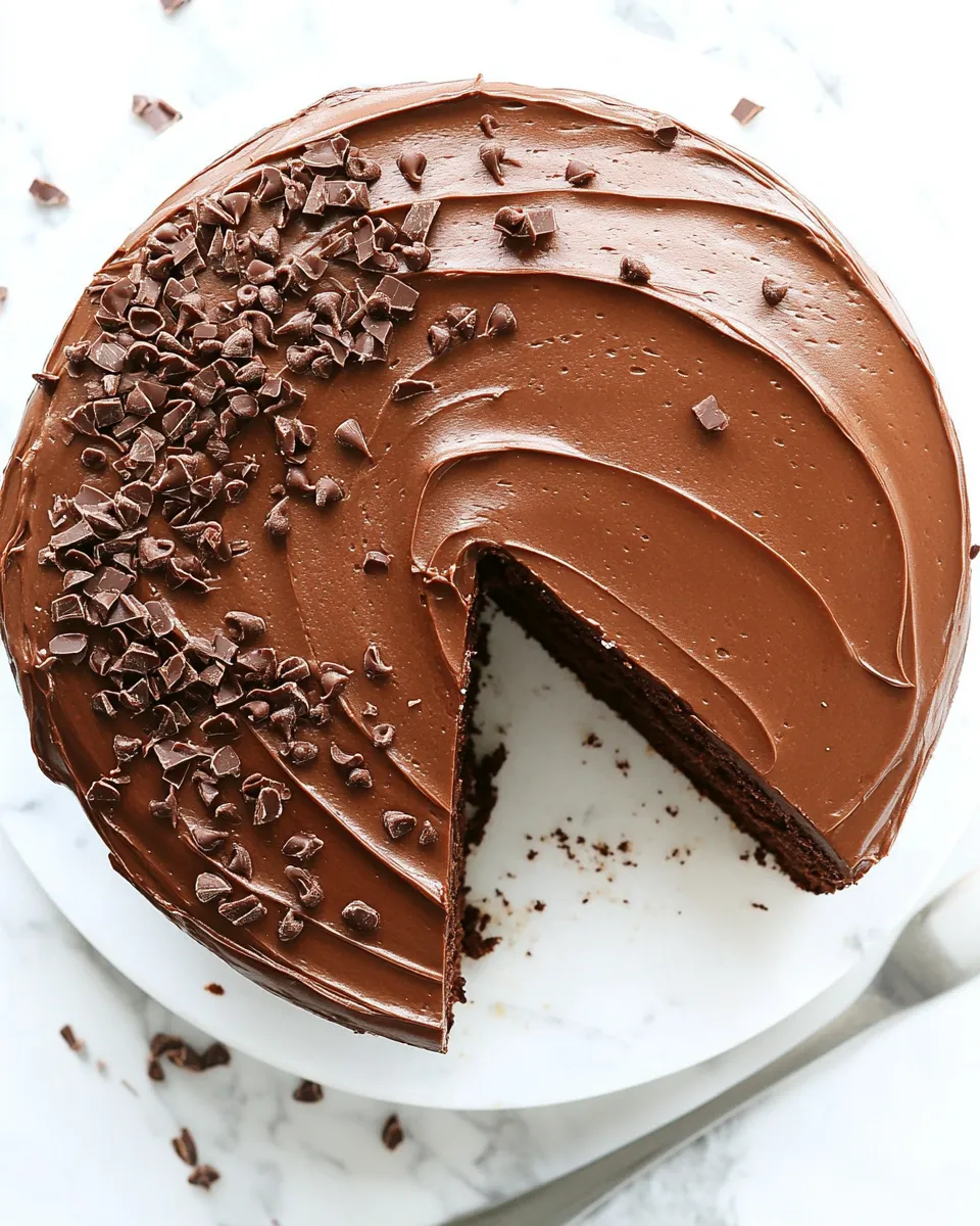 Homemade Greek Yogurt Chocolate Cake photo