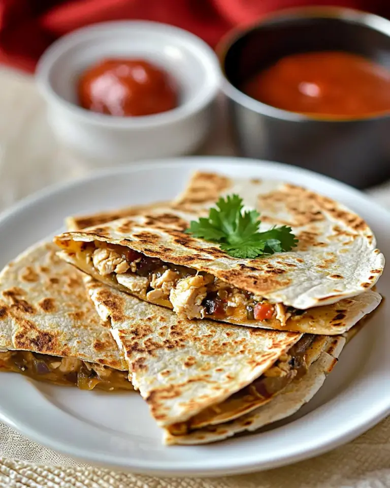 Easy Green Chile Chicken Quesadillas photo