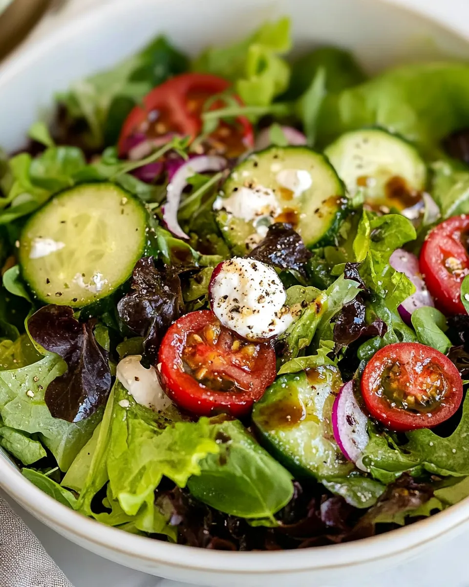 Homemade Green Salad photo