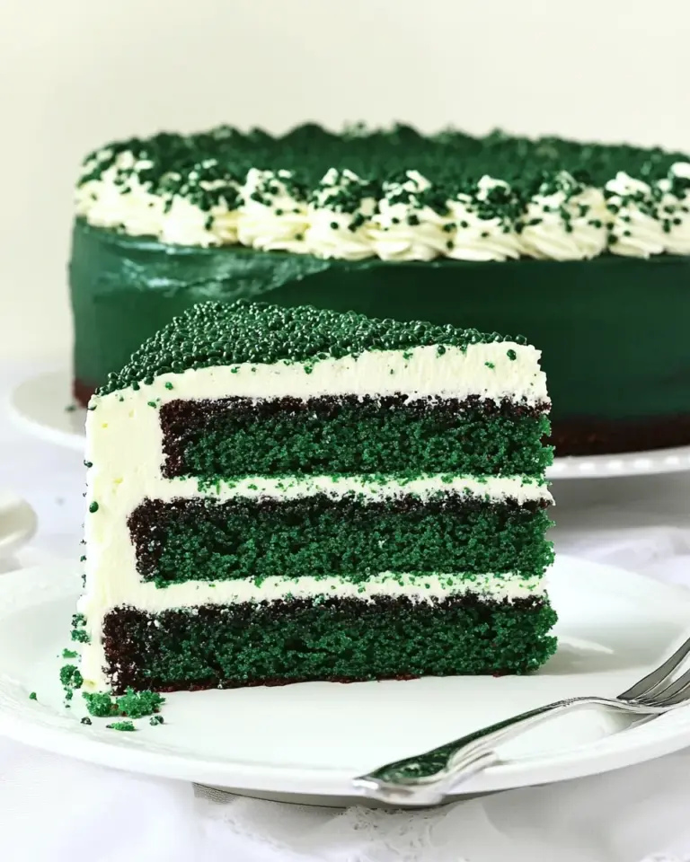 Homemade Green Velvet Cheesecake Cake photo